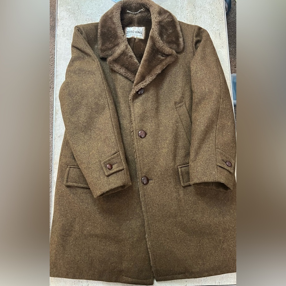 Vintage 1970’s Zero King Heavy Wool Jacket Size 40 - Picture 1 of 9